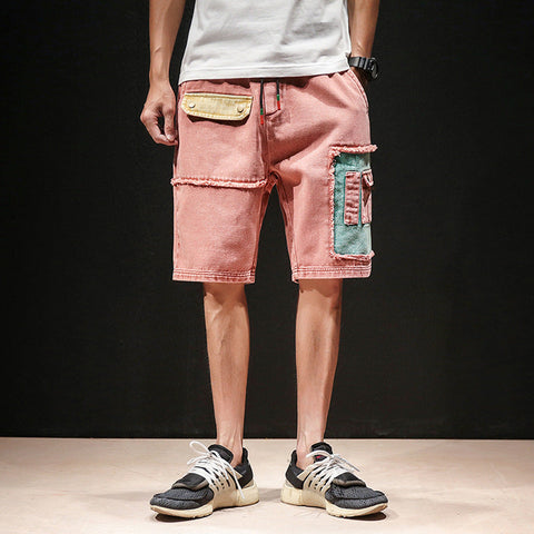 Men's Cargo Shorts – Oversized Contrast