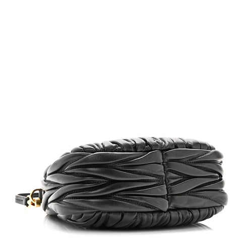 Nappa Matelasse Mini Wander Hobo Black