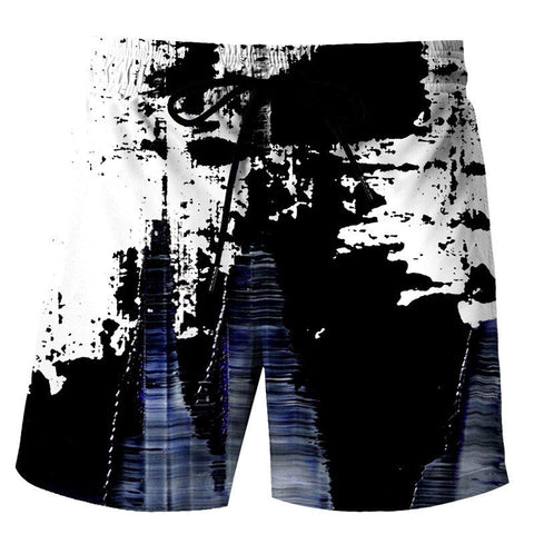 Men's Beach Shorts – 3D Print Quick-Dry