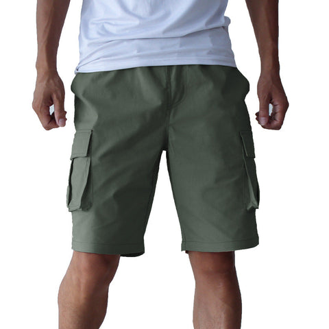 Men's Plus-Size Cargo Shorts – Stretch Overalls