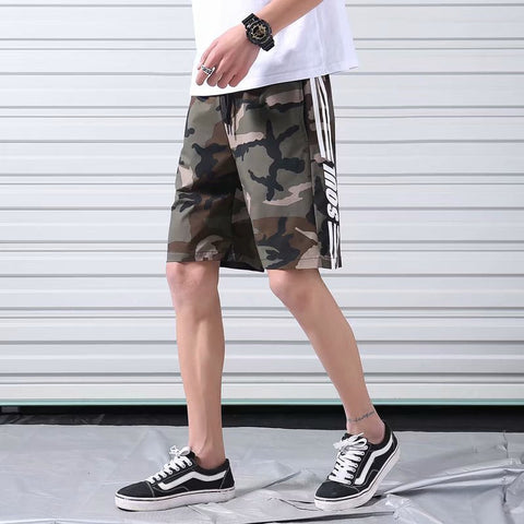 Men's Camo Shorts – Casual Knee-Length