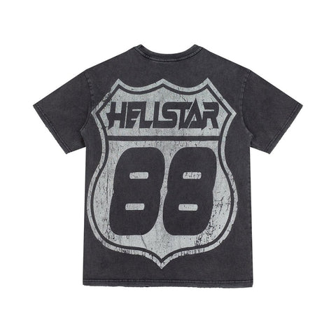 Hellstar Sports Vintage Washed Graphic T-Shirt – Black