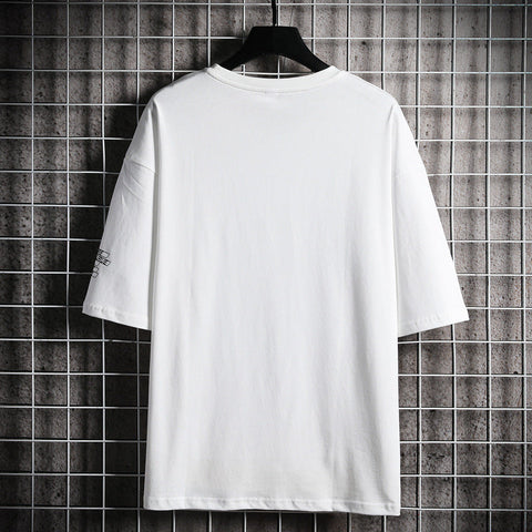 Men's Hip-Hop T-Shirt – Loose Short-Sleeve