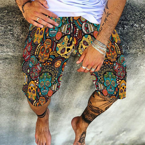 Men's Casual Shorts – Lace-Up Slacks Style