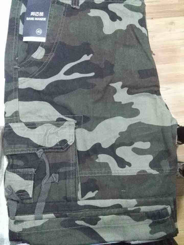 Men's Cargo Shorts – Multi-Pocket Loose Casual