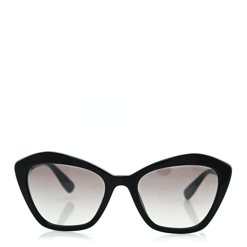 Acetate Cat Eye Sunglasses SMU 05U Black