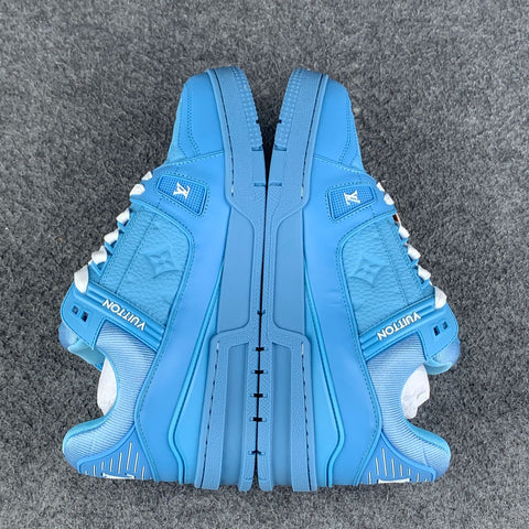 LV Trainer 'Embossed Monogram - Blue'