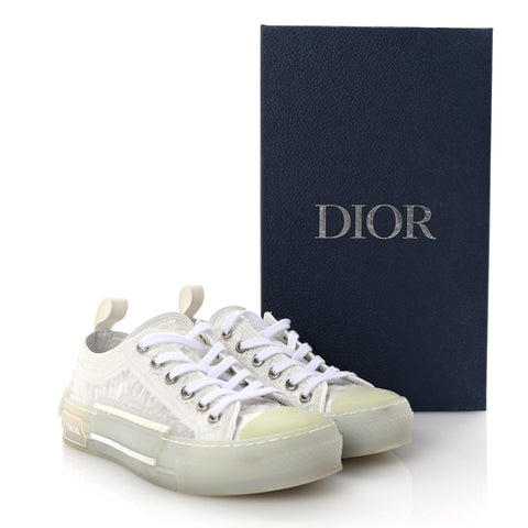 PVC Oblique Embossed Womens B23 Low Top Sneakers 37 White