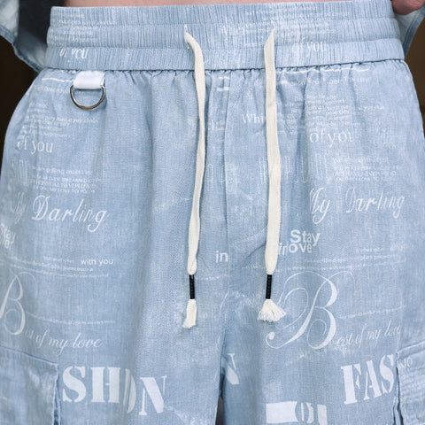 Men's Short Sleeve Shirt and Pants