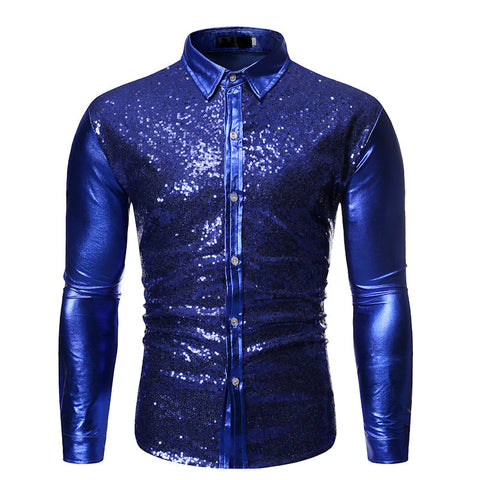 Youth cool sequin bronzing dance clothes