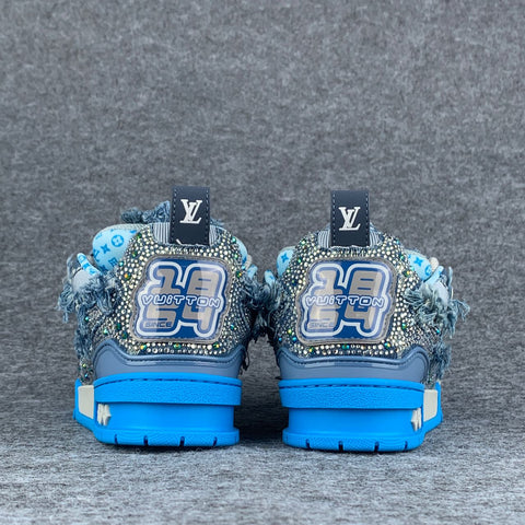 Swarovski x LV Skate Sneaker 'Blue Monogram'