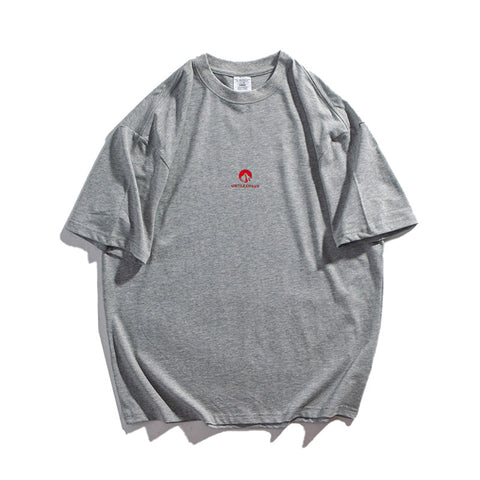 Men's Printed Loose Cotton Tee – Casual Half-Sleeve