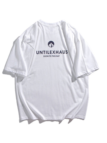 Men's Printed Loose Cotton Tee – Casual Half-Sleeve