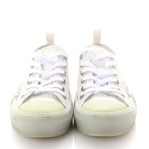 PVC Oblique Embossed Womens B23 Low Top Sneakers 37 White