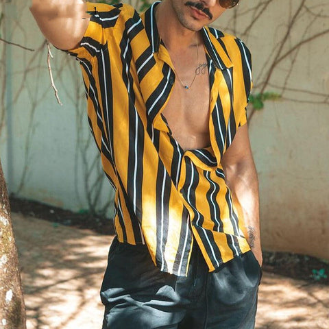 Men's Casual Shirt – Soft Streetwear Button-Up