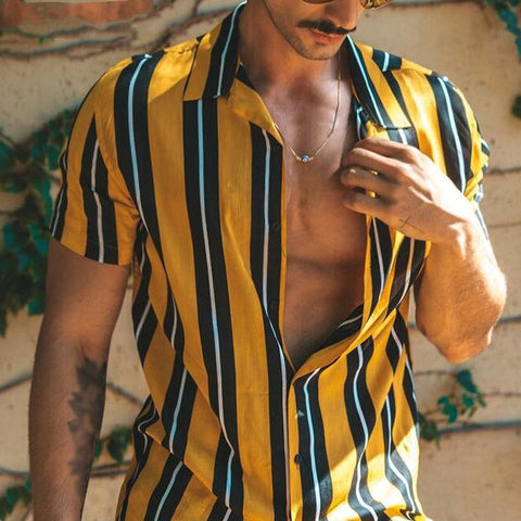 Men's Casual Shirt – Soft Streetwear Button-Up
