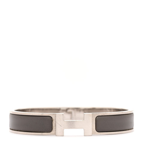 Matte Enamel Narrow Clic Clac HH Bracelet T4 Etain