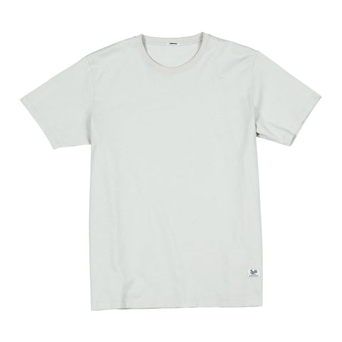 Men's Pure Cotton Round-Neck Tee – Solid All-Match