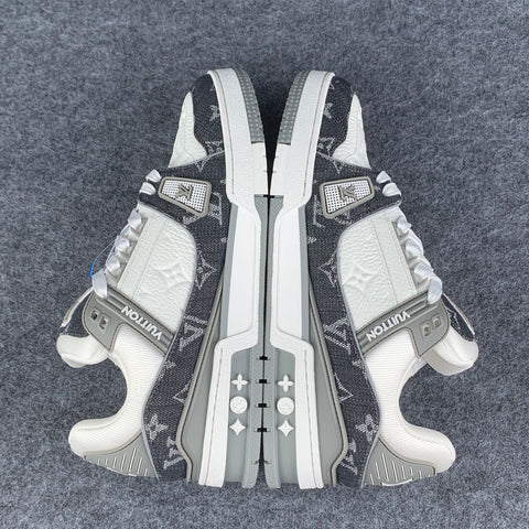 LV Trainer Monogram Denim 'Grey'