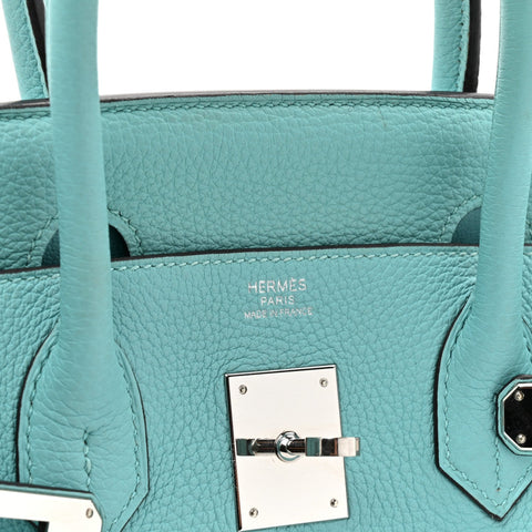 Togo BIRKIN 30 Bleu Atoll