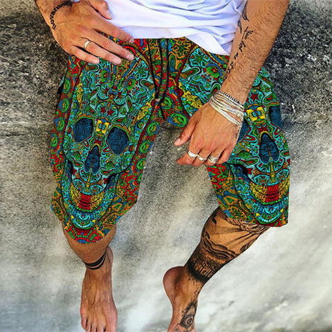 Men's Casual Shorts – Lace-Up Slacks Style