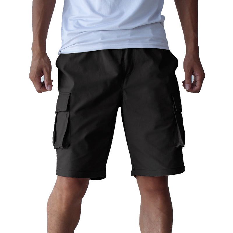Men's Plus-Size Cargo Shorts – Stretch Overalls