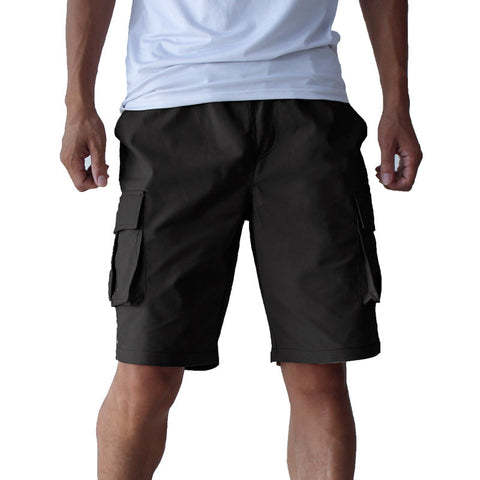 Men's Plus-Size Cargo Shorts – Stretch Overalls