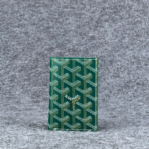 Goyard Canvas Saint Marc Card Wallet 'Green'