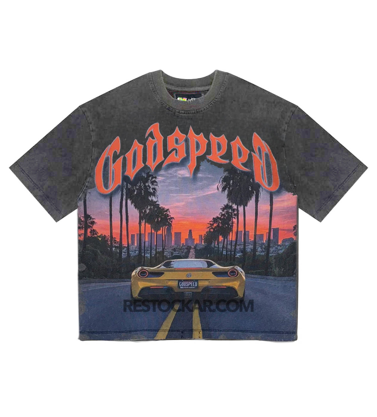Godspeed Sunset Blvd Tee Grey