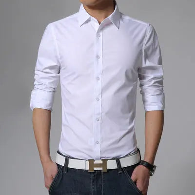 Men's Dress Shirt – Formal French-Cuff Tuxedo Shirt