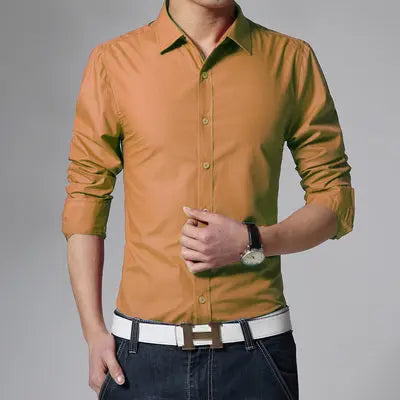 Men's Dress Shirt – Formal French-Cuff Tuxedo Shirt