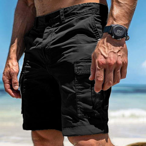 Men's Cargo Shorts – Multi-Pocket Summer