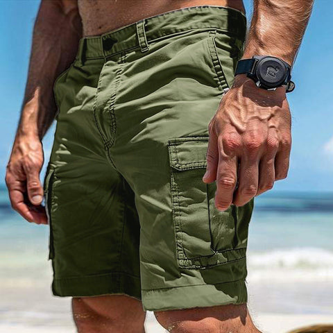 Men's Cargo Shorts – Multi-Pocket Summer
