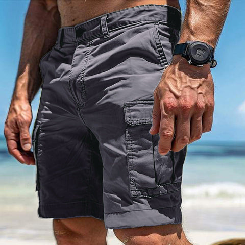 Men's Cargo Shorts – Multi-Pocket Summer