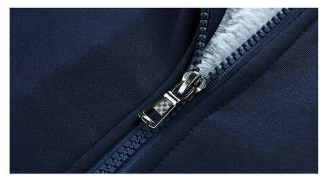8XL Fleece Men Winter Set Fashion Casual Tracksuit Thick Sweatshirt+Pants Sportswear Suit Mens Autumn Warm Hooded Outerwear Suit