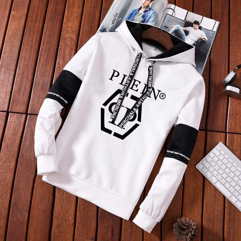 Men's Letter Printed Tracksuit Hooded Sweatshirt Sets Hip Hop Joggers Pullover Hoodies +Trouser Man Tops High Quality Streetwear