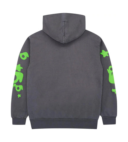 Sp5der Beluga Slate Grey Hoodie