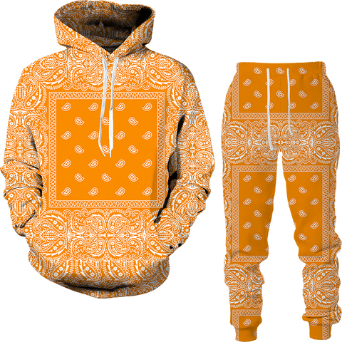 ZOGAA 2020 Men's Sets Clothes Hoodies and Pants 2 Piece Set Warm Ladies Printed Mens Outfits Matching Suit Man Tracksuit