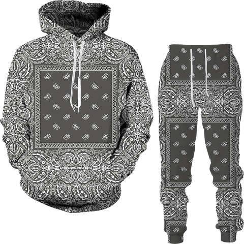 ZOGAA 2020 Men's Sets Clothes Hoodies and Pants 2 Piece Set Warm Ladies Printed Mens Outfits Matching Suit Man Tracksuit