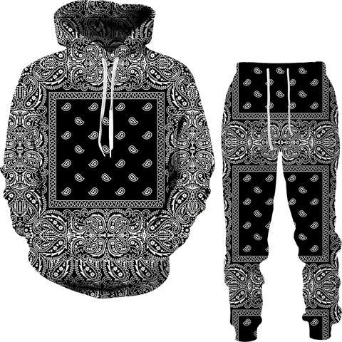 ZOGAA 2020 Men's Sets Clothes Hoodies and Pants 2 Piece Set Warm Ladies Printed Mens Outfits Matching Suit Man Tracksuit