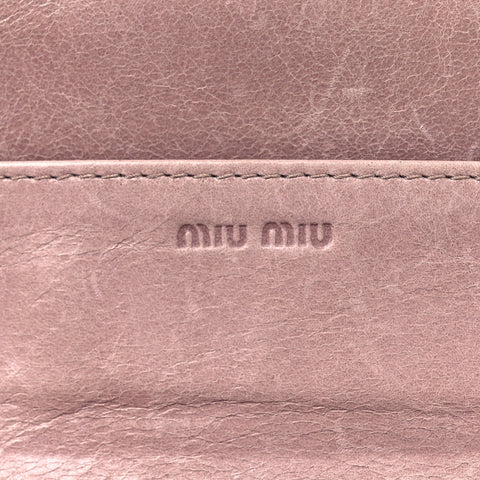 Nappa Lux Matelasse Flap Wallet Mughetto