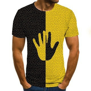 Men's Printed T-Shirt – Star Flag Short-Sleeve