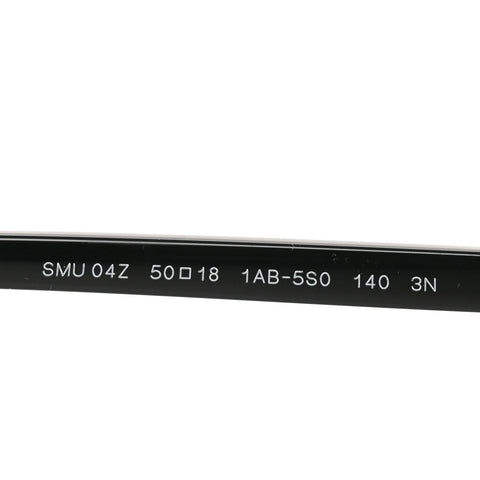 Acetate Oval Regard Sunglasses SMU04Z Black