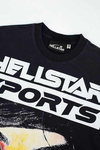 Hellstar Sports Eye Graphic T-Shirt (Vintage Black)