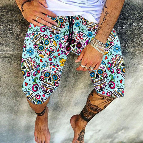 Men's Casual Shorts – Lace-Up Slacks Style