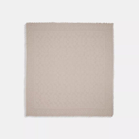 Coach Outlet Signature Oversized Square Scarf