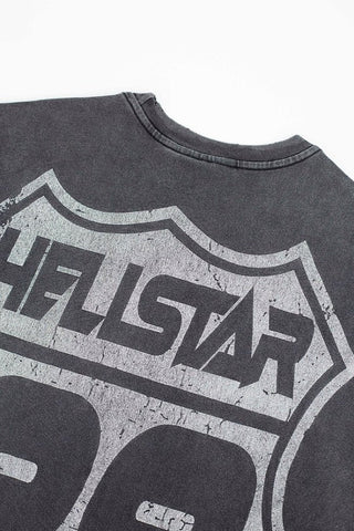 Hellstar Sports Vintage Washed Graphic T-Shirt – Black