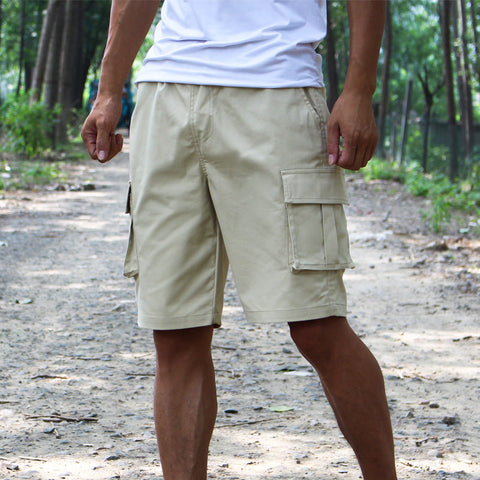 Men's Plus-Size Cargo Shorts – Stretch Overalls