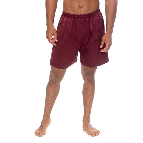 Mens Silk Pajama Shorts Pants Luxury 100% Pure Silk Boxers