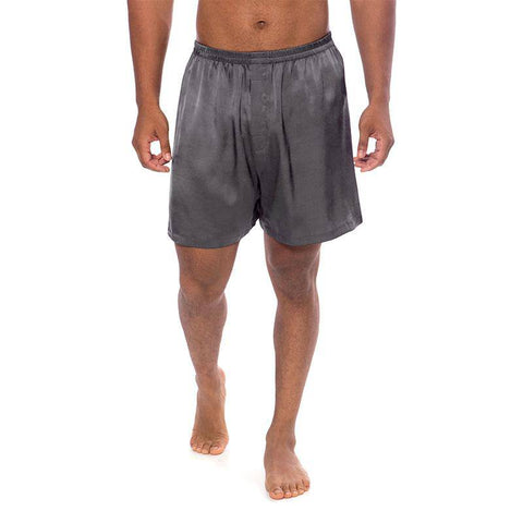 Mens Silk Pajama Shorts Pants Luxury 100% Pure Silk Boxers